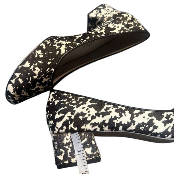 Bettye Muller Real Calf Hair Block Heel Pumps Size 9 - Picture 7 of 8